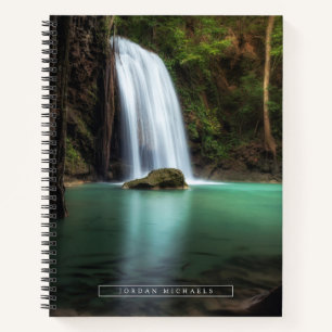 Waterfalls Erawan Waterfall, Thailand Notebook