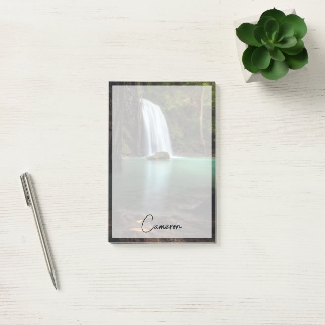 Waterfalls | Erawan Waterfall, Thailand Post-it Notes (Office)