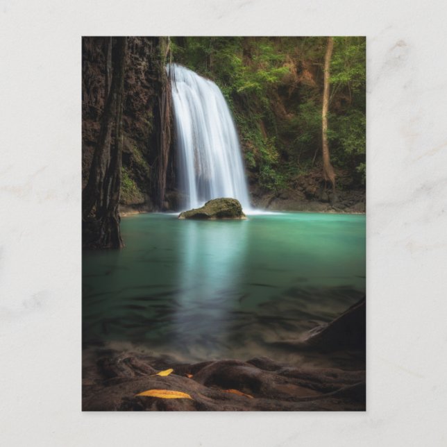 Waterfalls | Erawan Waterfall, Thailand Postcard (Front)