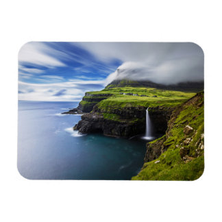 Waterfalls | Faroe Islands, Denmark Magnet