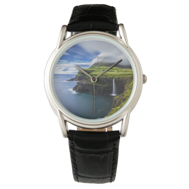Waterfalls | Faroe Islands, Denmark Watch (Front)