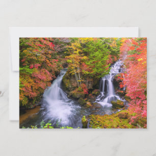 Waterfalls Faucet Waterfalls Nikko Japan Fall Thank You Card