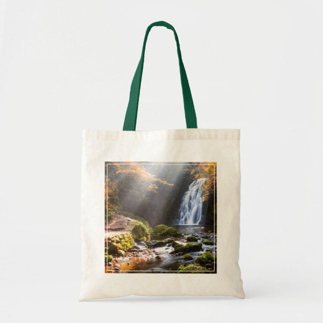 Waterfalls | Gleno, Northern Ireland Tote Bag (Front)