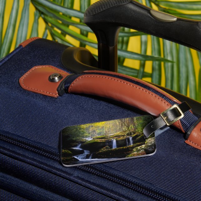 Waterfalls | Great Smoky Mountain National Park Luggage Tag (Front Insitu 3)