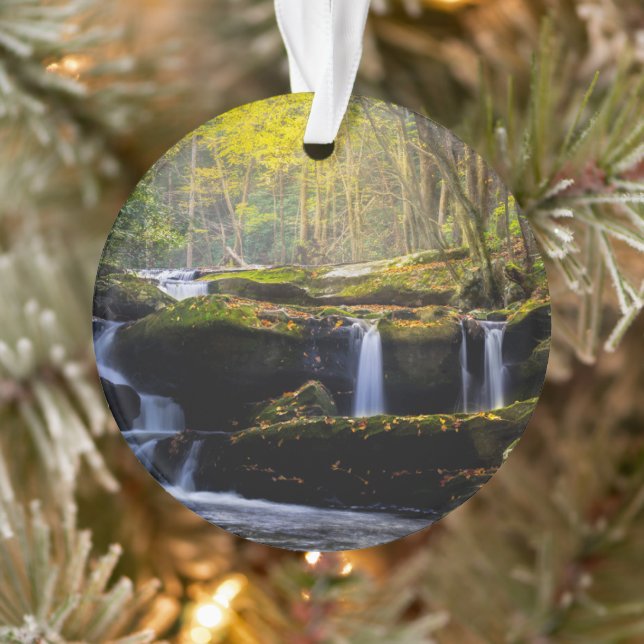 Waterfalls | Great Smoky Mountain National Park Ornament (Tree)