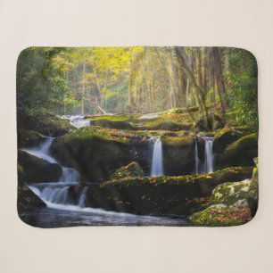 Waterfalls Great Smoky Mountain National Park Sherpa Blanket