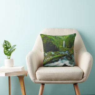 Waterfalls Grotto Falls, Oregon Cushion