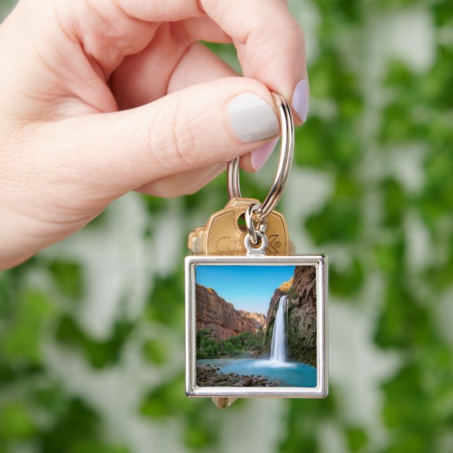 Waterfalls | Havasu Falls at Sunset Key Ring (Hand)