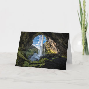 Waterfalls Icelandic Waterfall Card