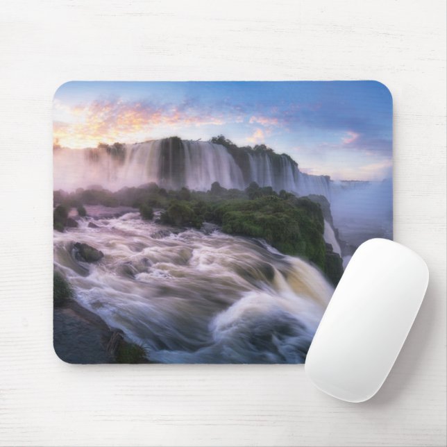 Waterfalls | Iguazu Waterfall, Brazil Mouse Pad (With Mouse)