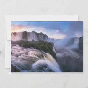 Waterfalls   Iguazu Waterfall, Brazil Thank You Card