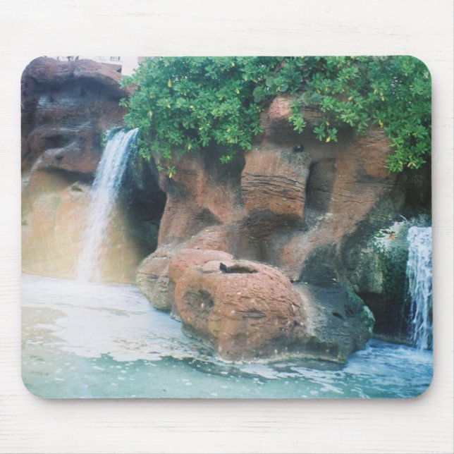 Waterfalls in Bahamas Mouse Pad (Front)