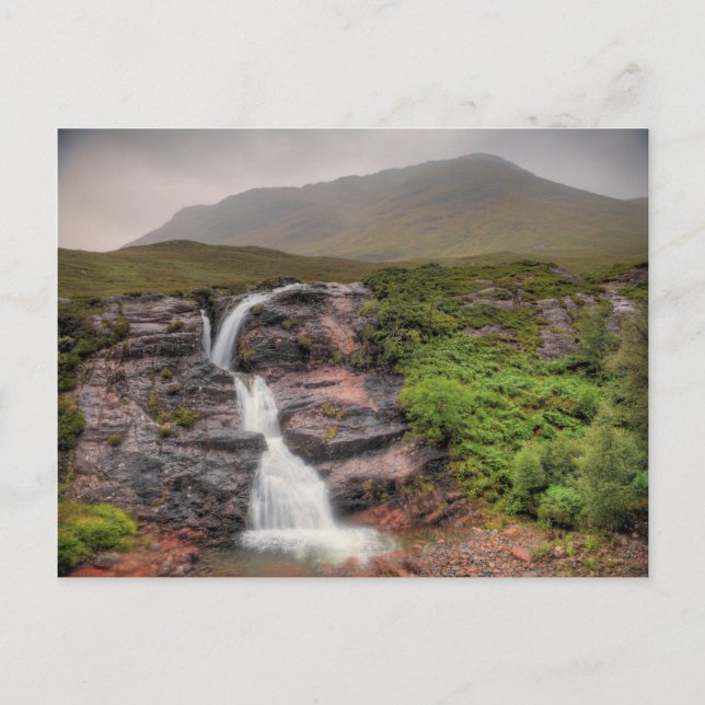 Waterfalls in Glencoe Postcard (Front)