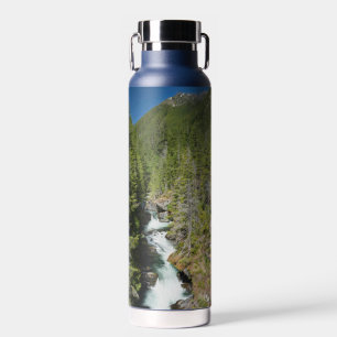 Waterfalls in Olympic National Forest Water Bottle