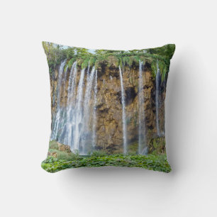 Waterfalls in Plitvice National Park - Croatia Cushion