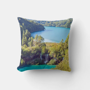 Waterfalls in Plitvice National Park - Croatia Cushion