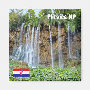 Waterfalls in Plitvice National Park - Croatia Magnet
