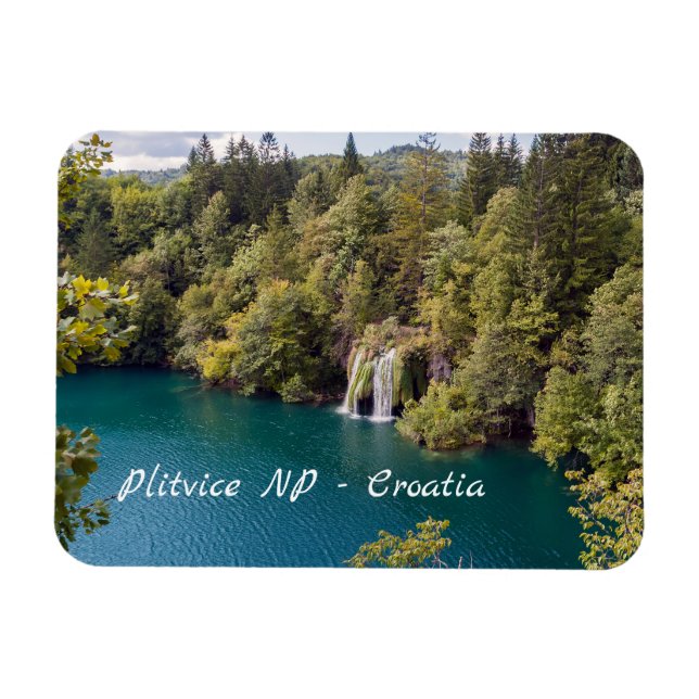 Waterfalls in Plitvice National Park - Croatia Magnet (Horizontal)