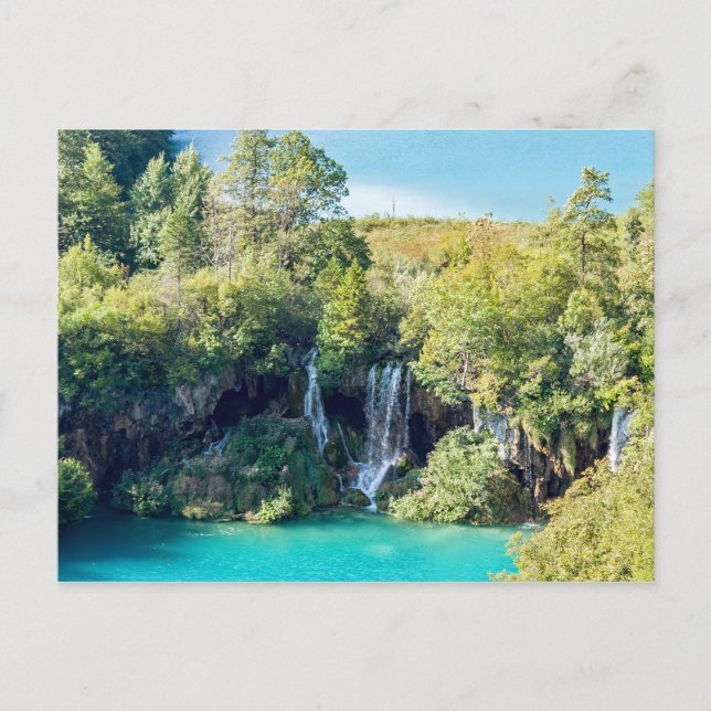 Waterfalls in Plitvice National Park - Croatia Postcard (Front)