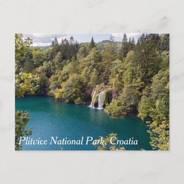 Waterfalls in Plitvice National Park - Croatia Postcard (Front)