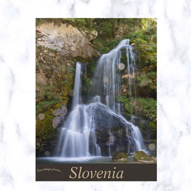 Waterfalls in Slovenia Postcard (Creator Uploaded)
