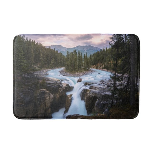 Waterfalls | Jasper National Park, Canada Bath Mat (Front)