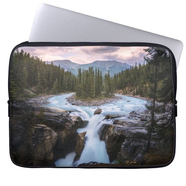 Waterfalls | Jasper National Park, Canada Laptop Sleeve (Front)