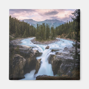 Waterfalls Jasper National Park, Canada Magnet