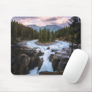 Waterfalls   Jasper National Park, Canada Mouse Pad