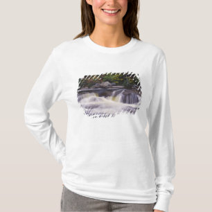 Waterfalls, Kancamagus Highway, White T-Shirt
