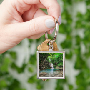 Waterfalls   Kanchanaburi, Thailand Key Ring