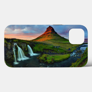 Waterfalls Kirkjufell, Iceland iPhone 13 Case