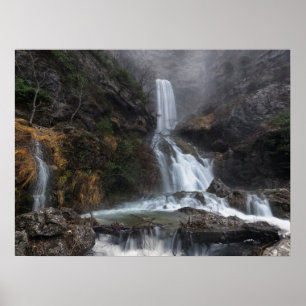 Waterfalls Los Chorros Waterfall Poster