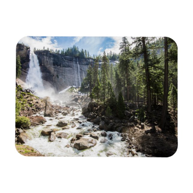 Waterfalls | Nevada Fall, Yosemite, CA Magnet (Horizontal)