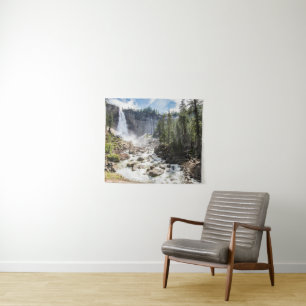 Waterfalls Nevada Fall, Yosemite, CA Tapestry