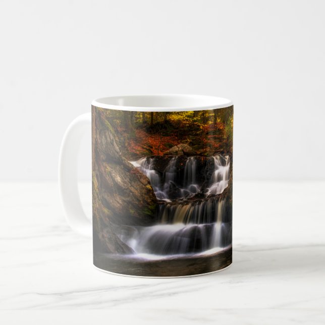 Waterfalls | New England Connecticut Coffee Mug (Front Left)