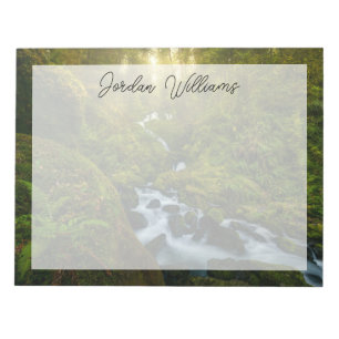 Waterfalls Olympic National Park, Washington Notepad