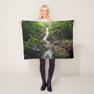 Waterfalls | Phayao Mountain National Park Fleece Blanket