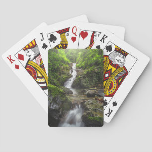 Waterfalls Phayao Mountain National Park Playing Cards