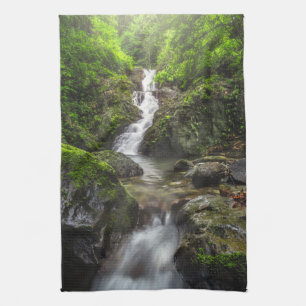 Waterfalls Phayao Mountain National Park Tea Towel