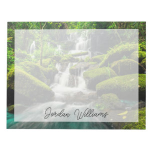 Waterfalls Phu Tub Berk Mountain, Thailand Notepad