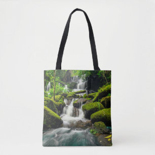 Waterfalls   Phu Tub Berk Mountain, Thailand Tote Bag