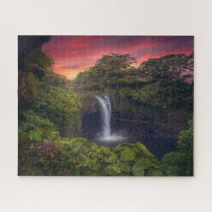 Waterfalls Rainbow Falls, Hilo, Hawaii Jigsaw Puzzle