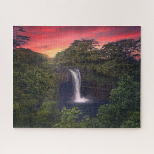 Waterfalls Rainbow Falls, Hilo, Hawaii Jigsaw Puzzle