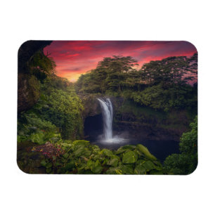 Waterfalls   Rainbow Falls, Hilo, Hawaii Magnet