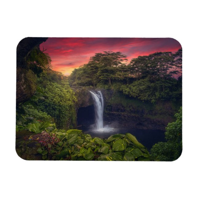 Waterfalls | Rainbow Falls, Hilo, Hawaii Magnet (Horizontal)