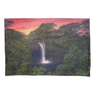 Waterfalls Rainbow Falls, Hilo, Hawaii Pillowcase