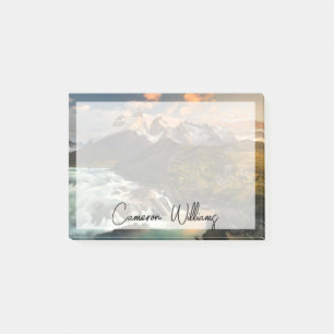 Waterfalls Salto Grade Waterfall Patagonia Chile Post-it Notes