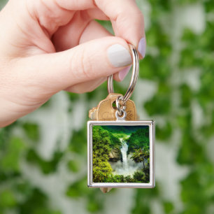 Waterfalls   San Rafael Falls, Ecuador Key Ring