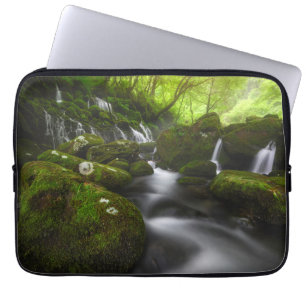 Waterfalls   Satoyama Kisakata Waterfalls Laptop Sleeve